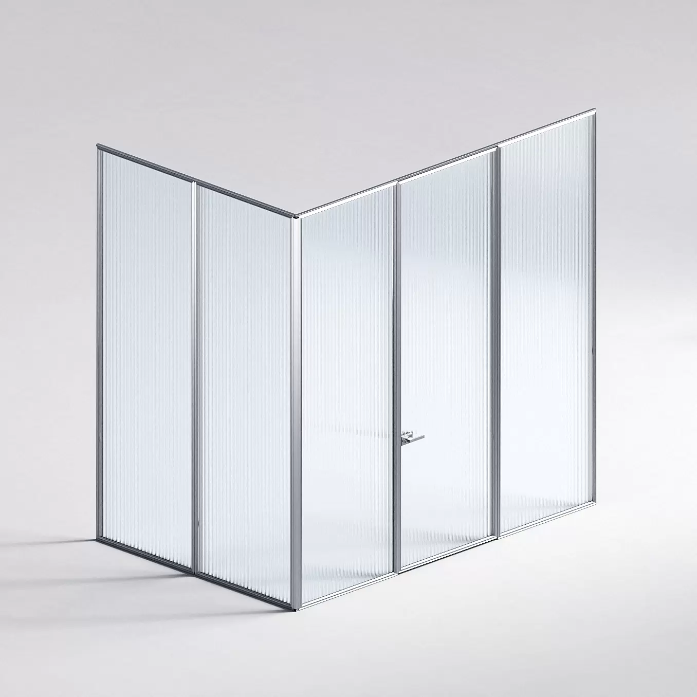 Межкомнатная перегородка Система 1000 линий , серебряный