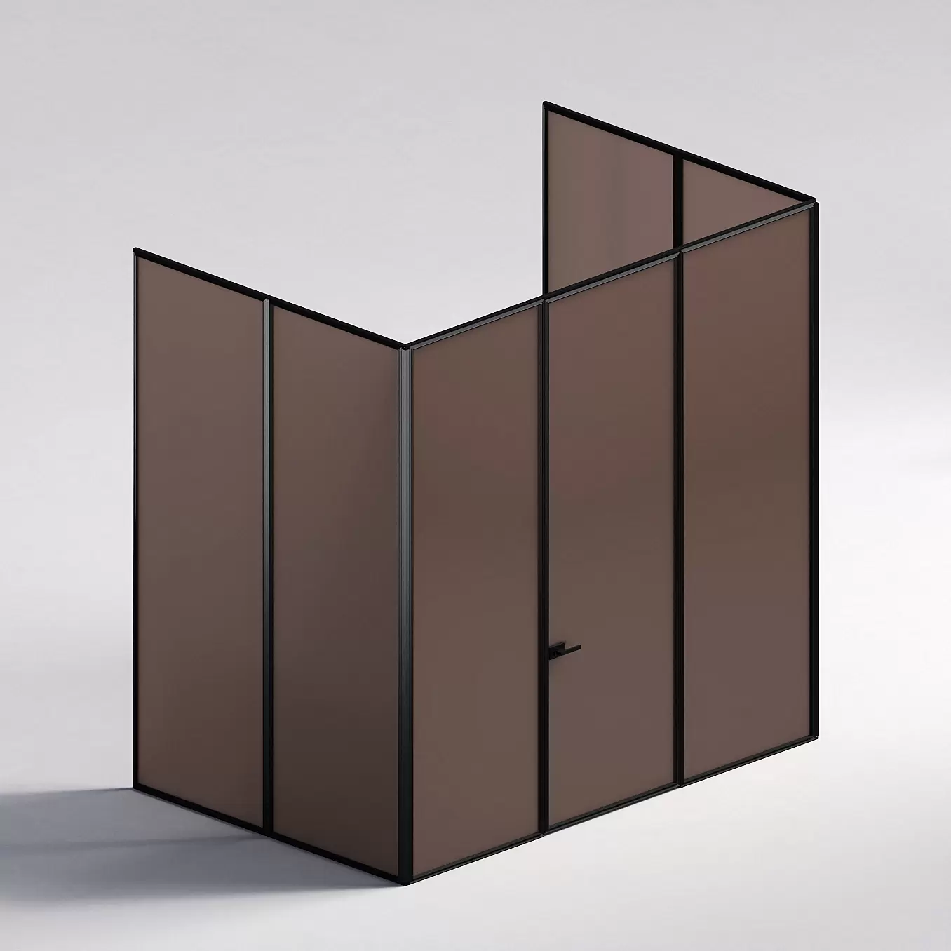 Межкомнатная перегородка Система 1000 линий , черный