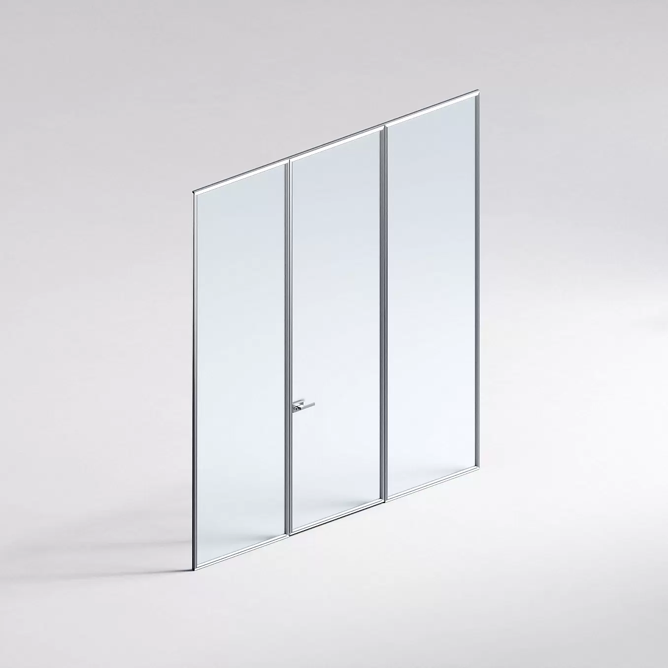 Межкомнатная перегородка Система 1000 линий , серебряный