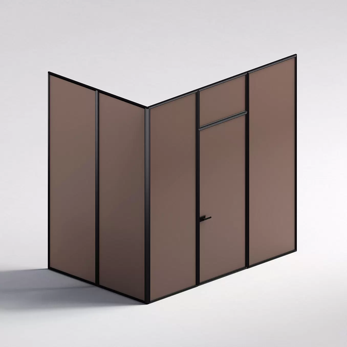 Межкомнатная перегородка Система 1000 линий , черный