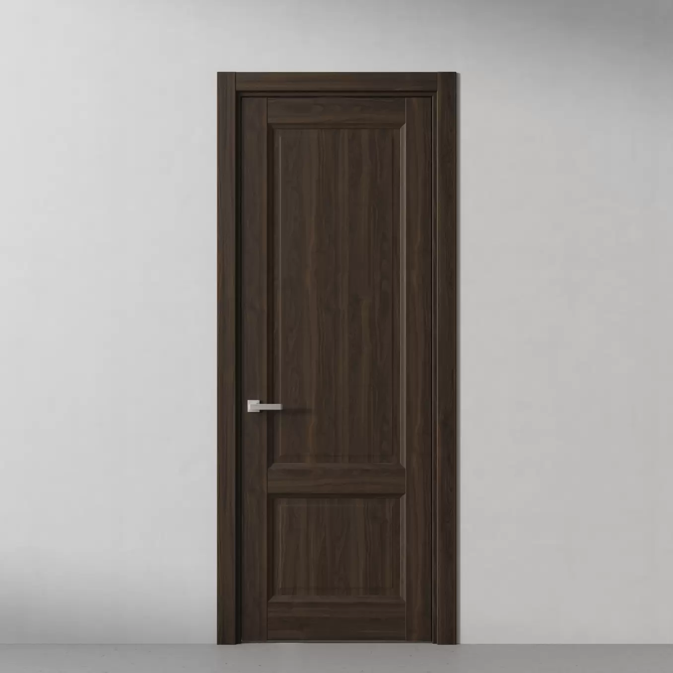 Межкомнатная дверь Elegant, модель 168 Темный орех