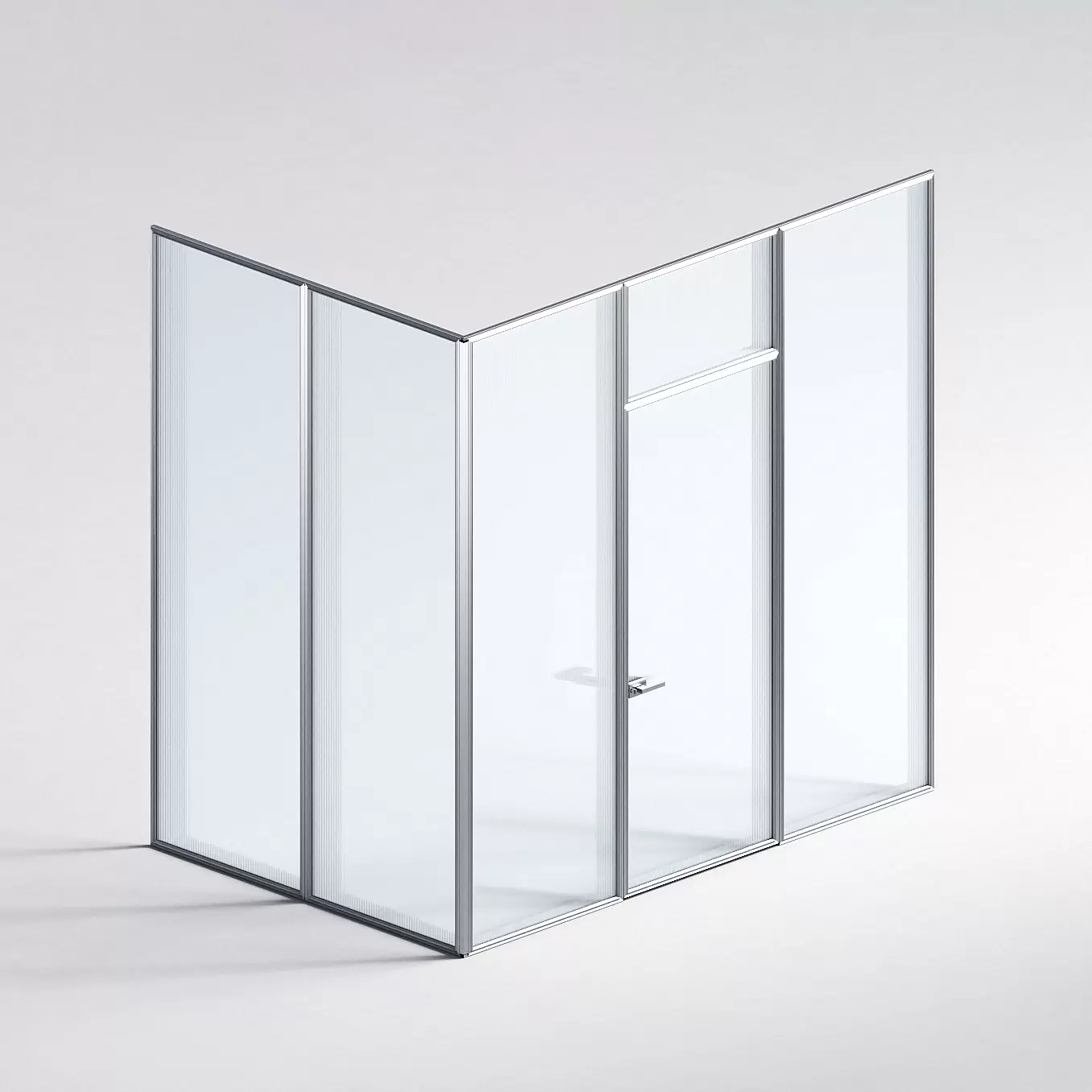 Межкомнатная перегородка Система 1000 линий , серебряный