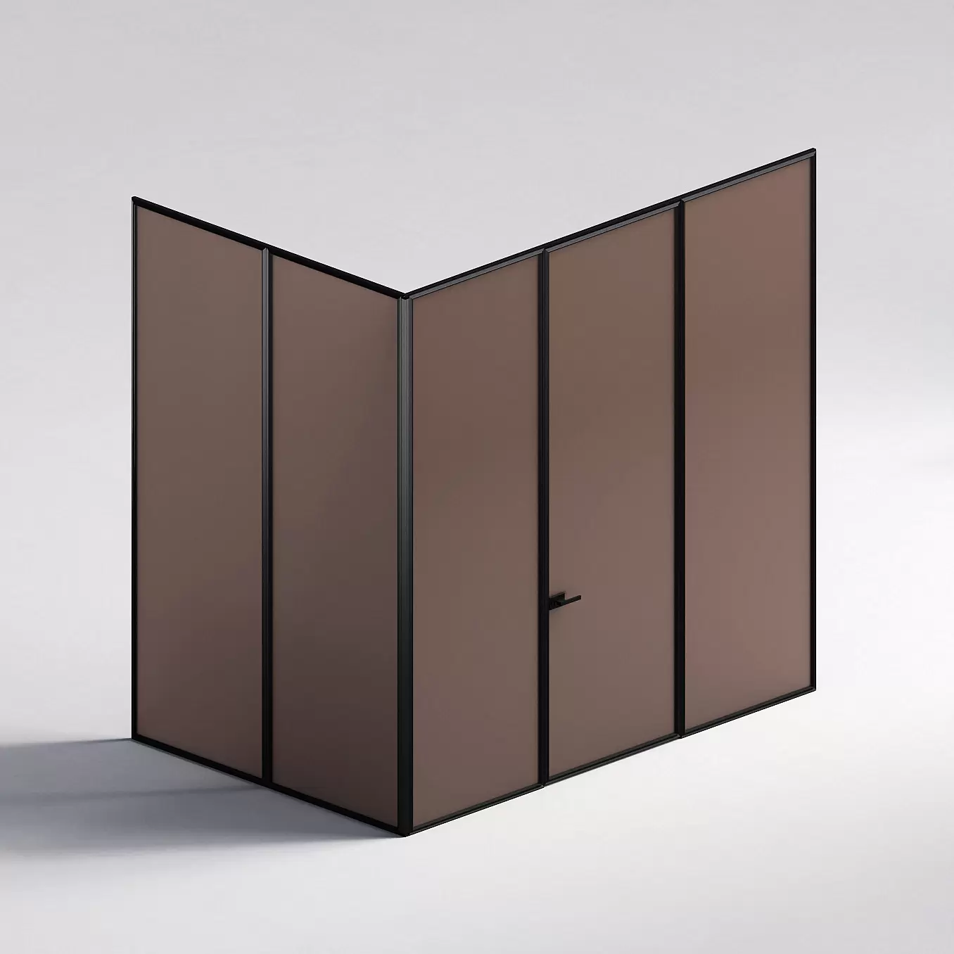 Межкомнатная перегородка Система 1000 линий , черный