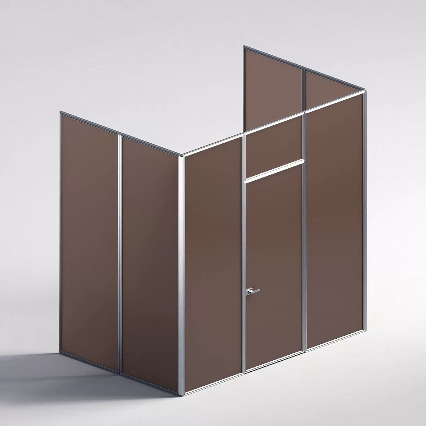 Межкомнатная перегородка Система 1000 линий , серебряный