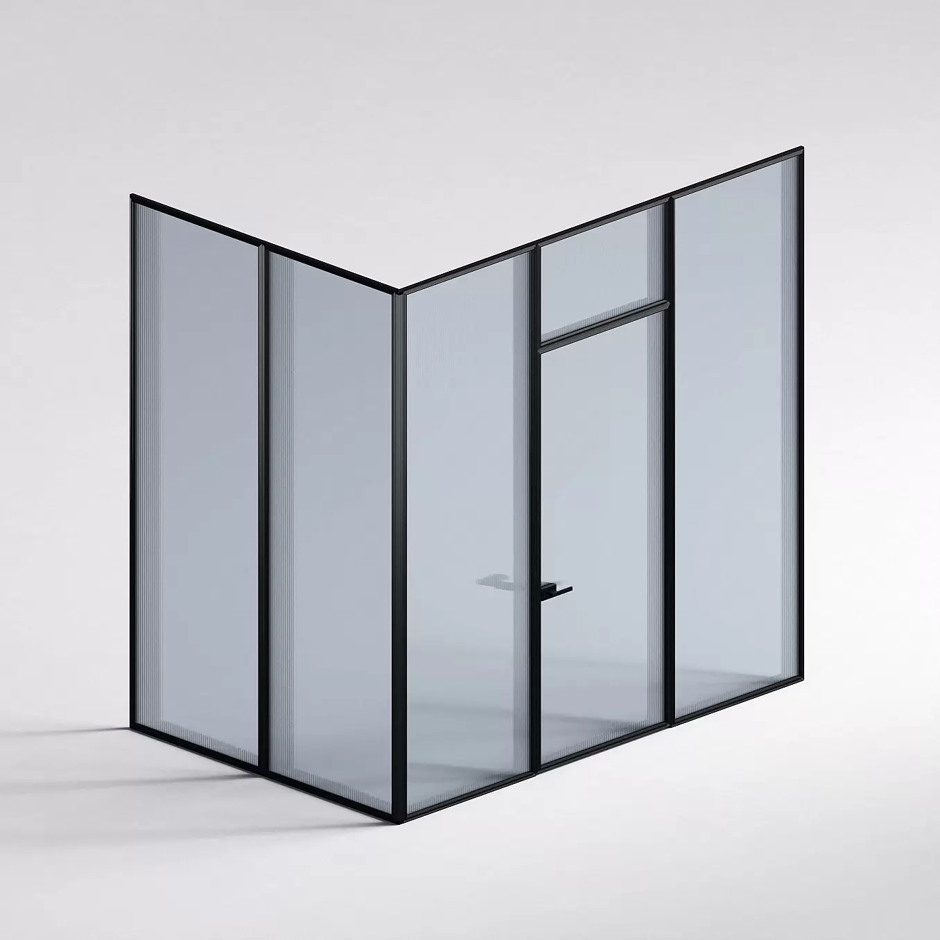 Межкомнатная перегородка Система 1000 линий , черный