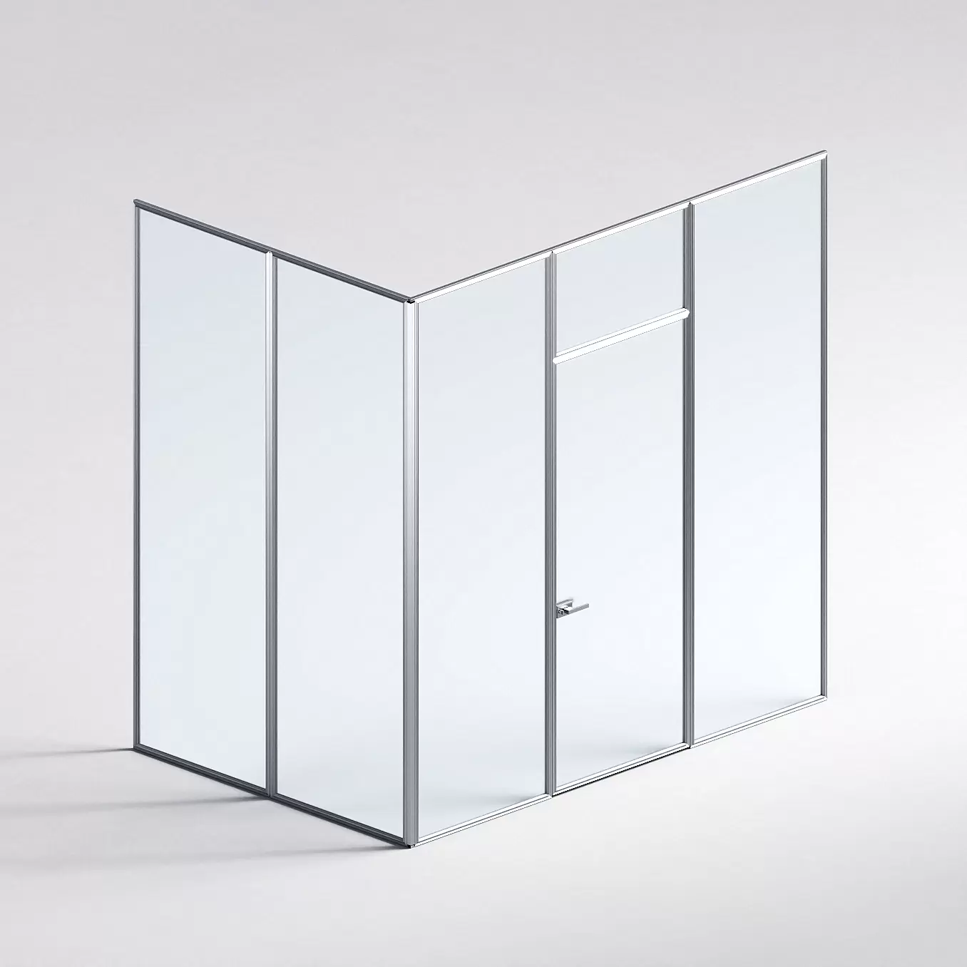 Межкомнатная перегородка Система 1000 линий , серебряный