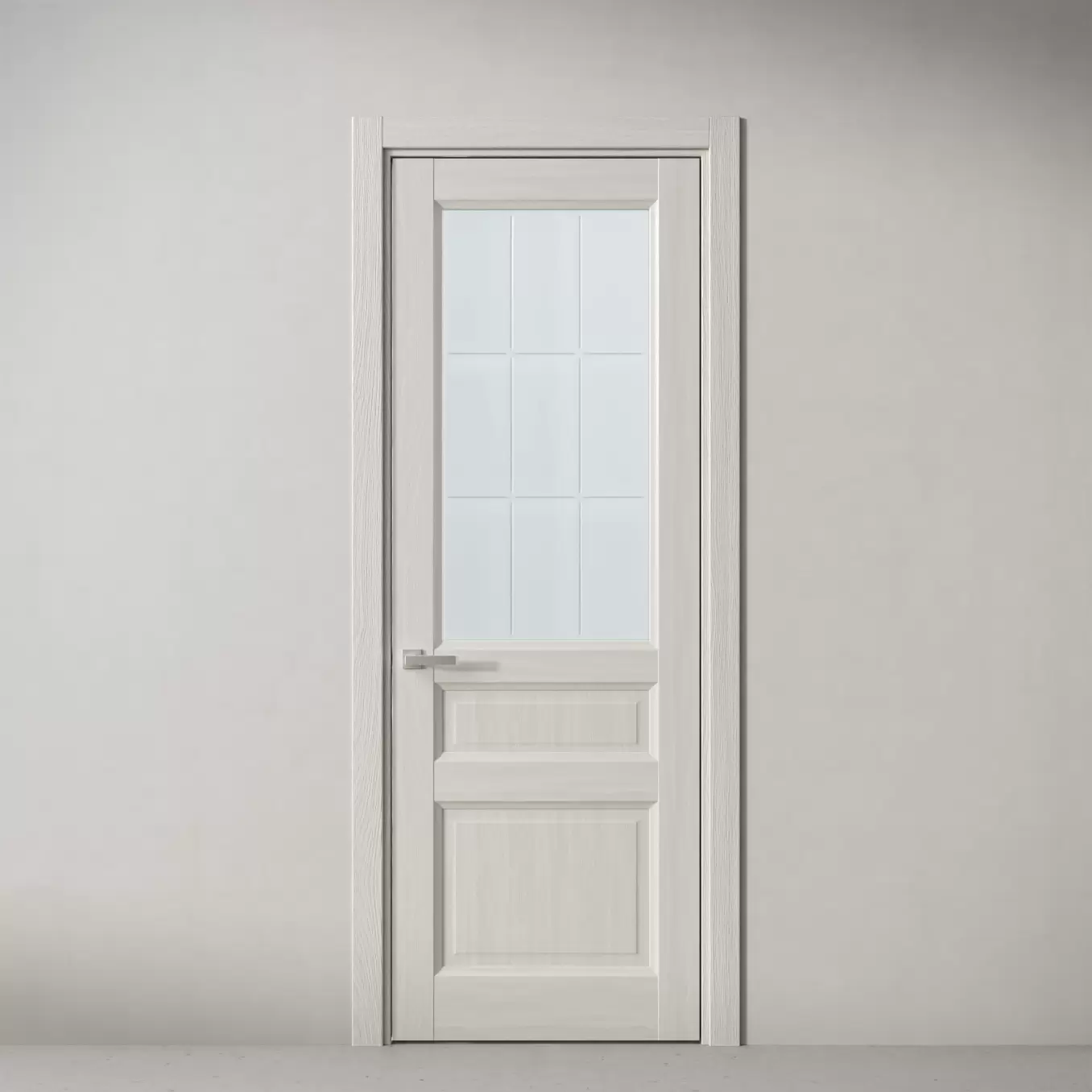Межкомнатная дверь Elegant, модель 259 Белый дуб