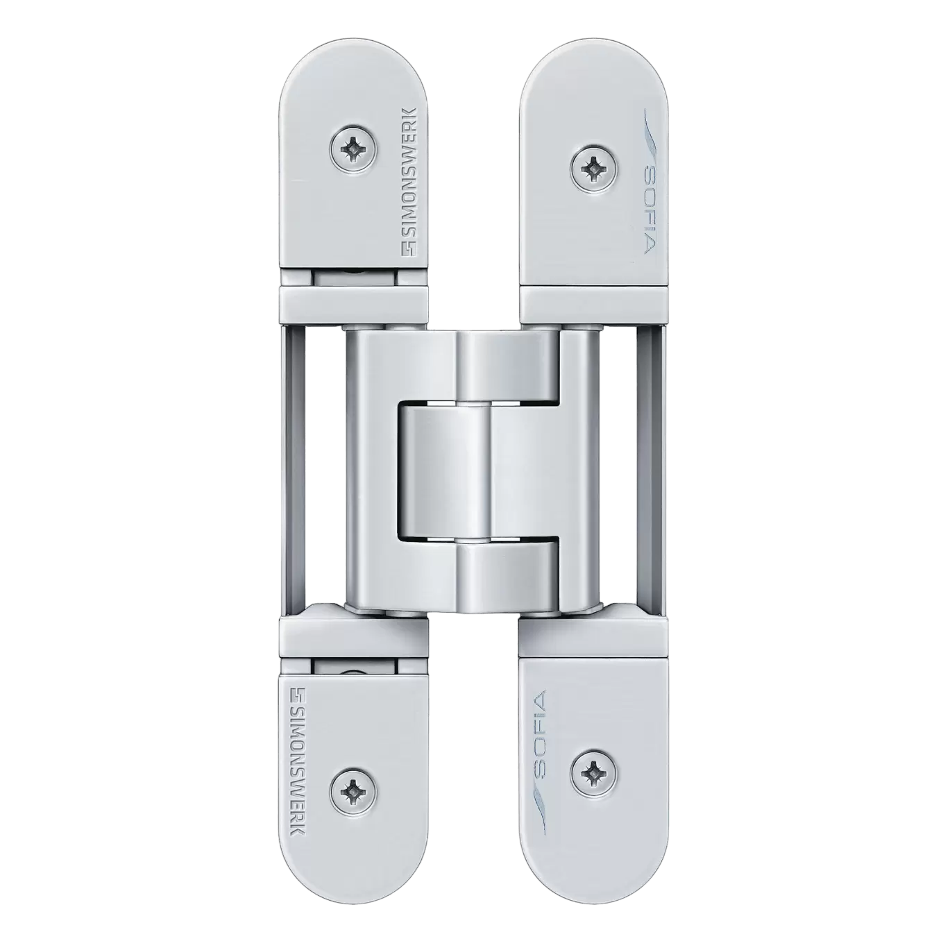Скрытые петли Tectus 235, полированный хром