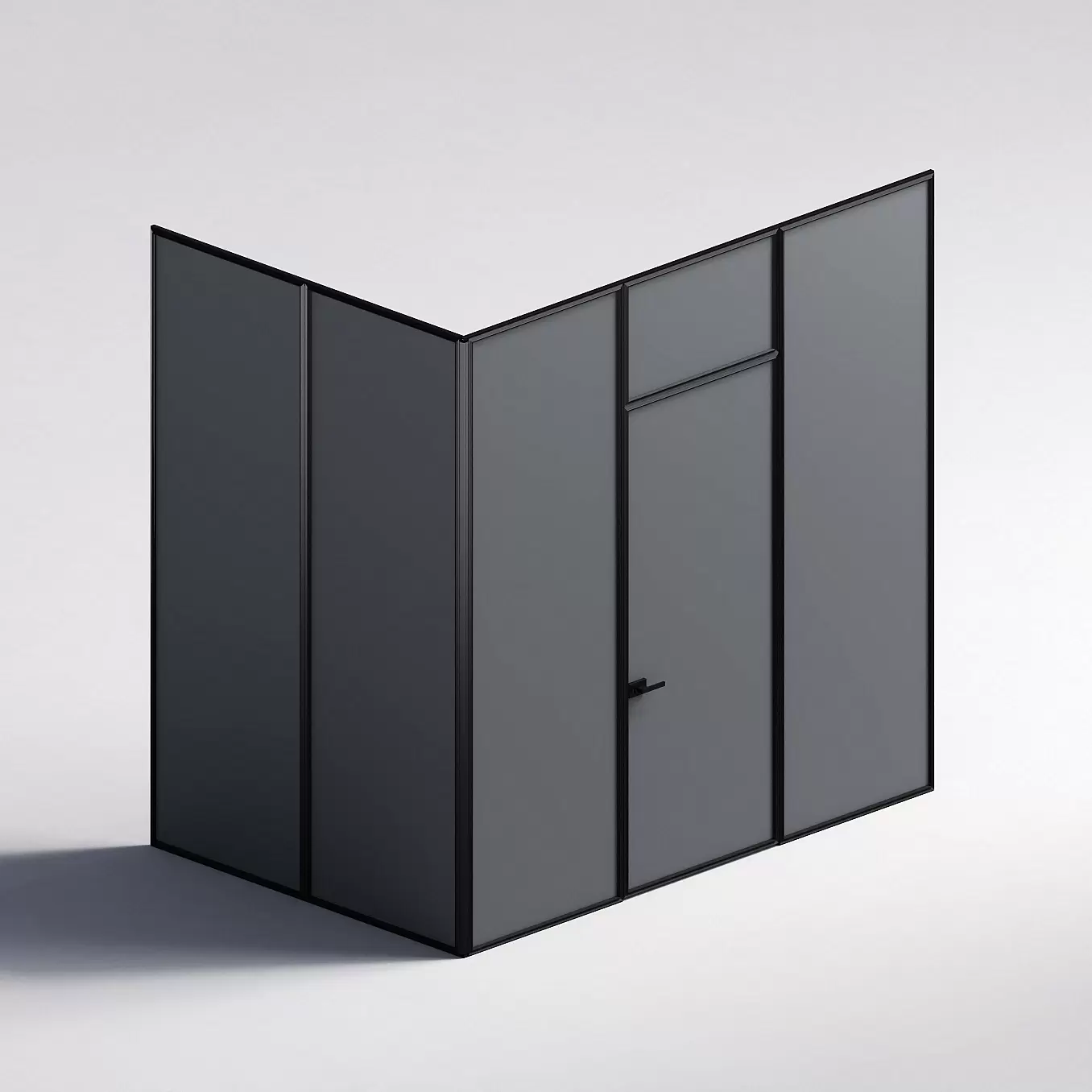 Межкомнатная перегородка Система 1000 линий , черный