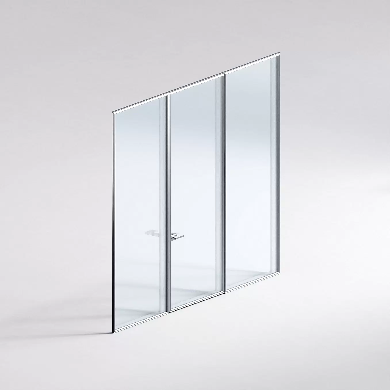 Межкомнатная перегородка Система 1000 линий , серебряный