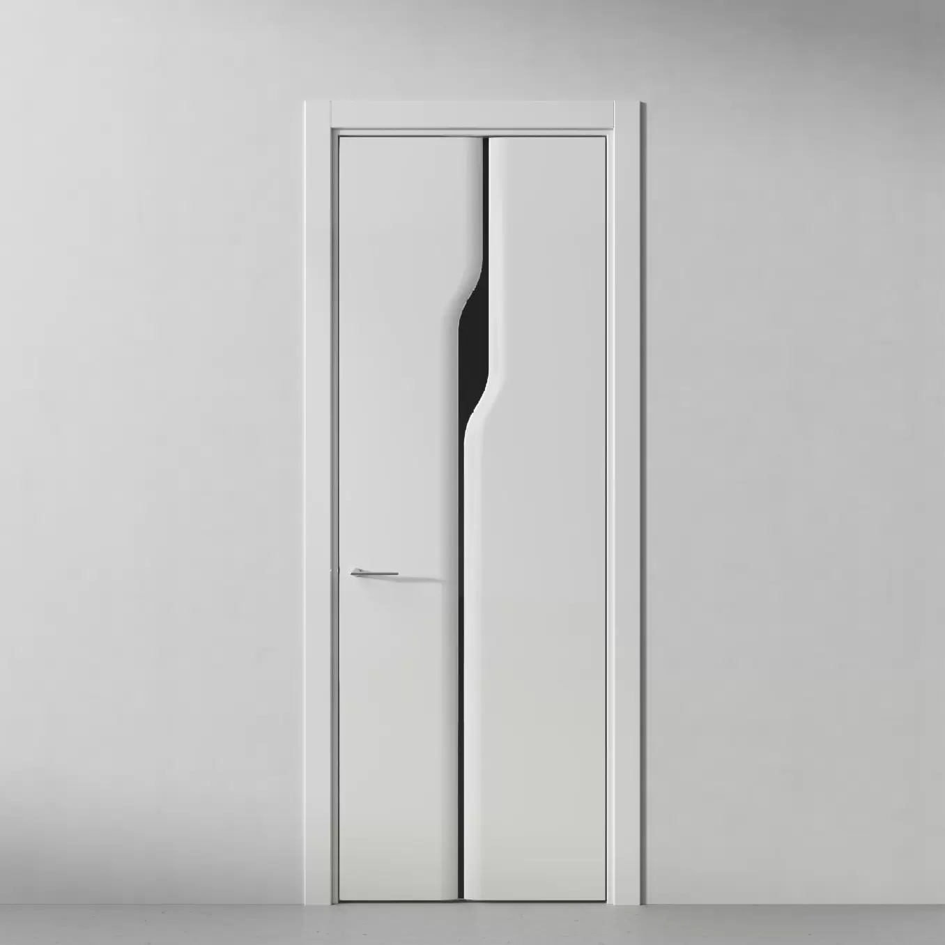 Дверь Листва, модель 179 Белый