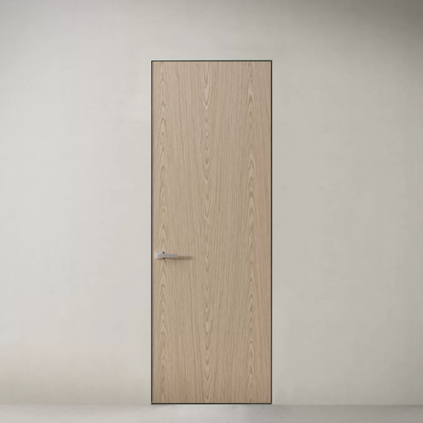 Скрытая дверь Invisible, модель 07 Дуб розовый