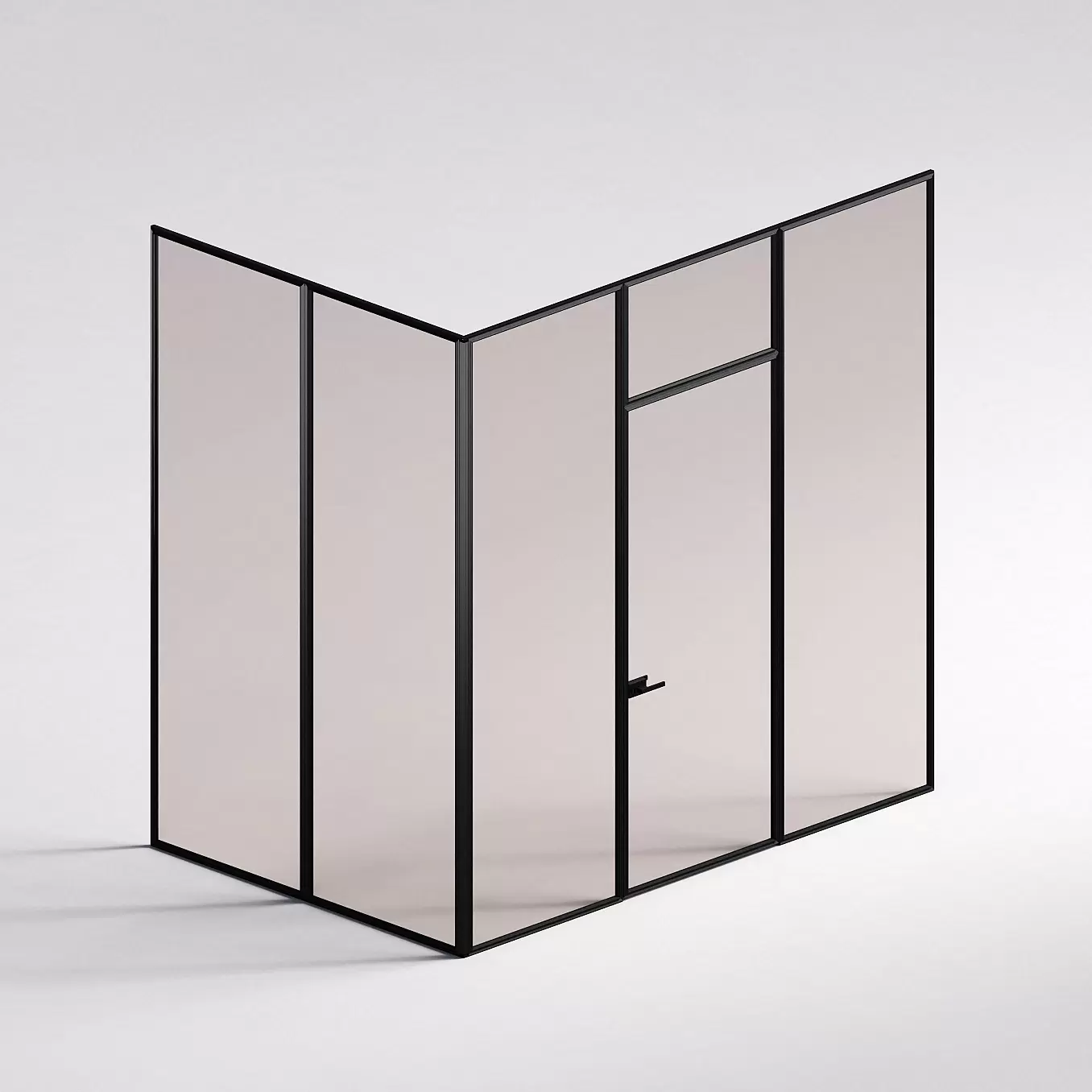 Межкомнатная перегородка Система 1000 линий , черный