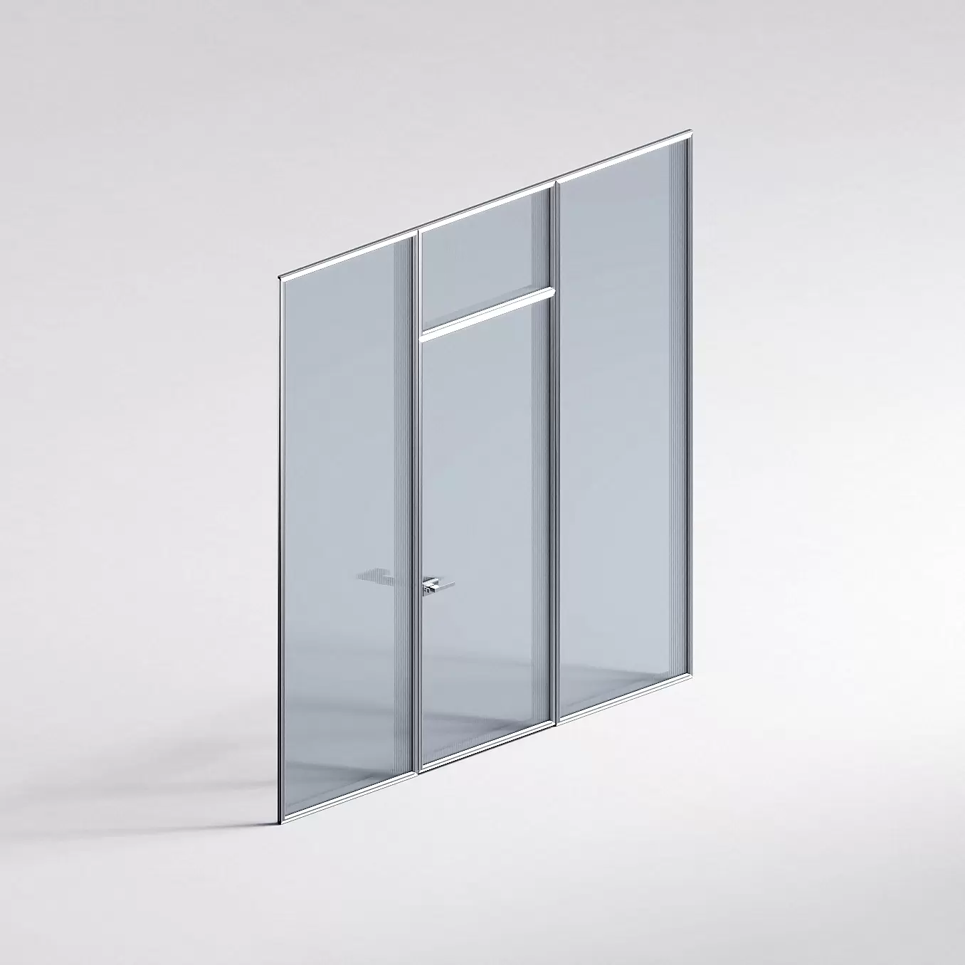 Межкомнатная перегородка Система 1000 линий , серебряный