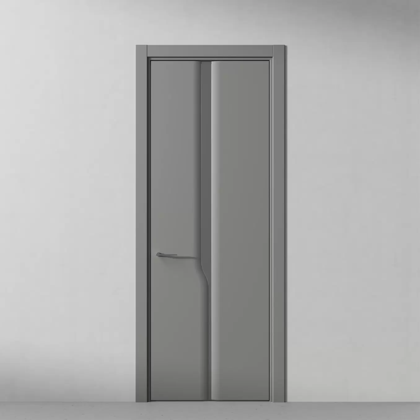 Дверь Листва, модель 176 Smoke