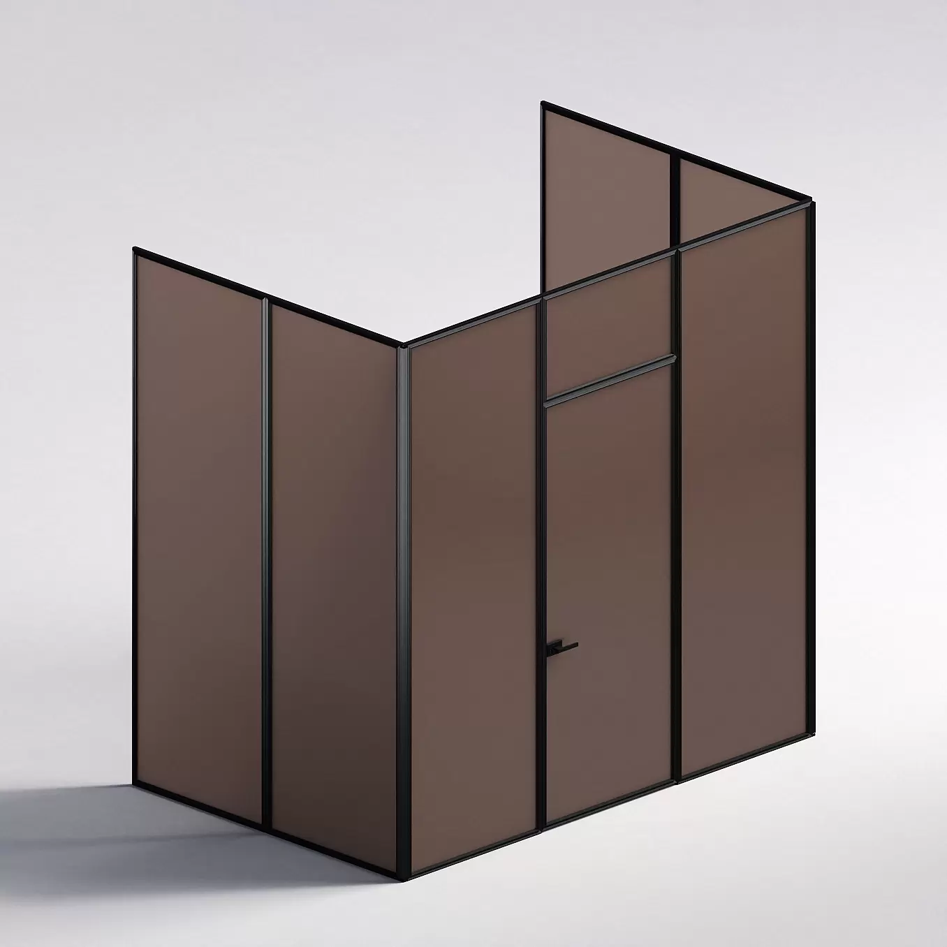 Межкомнатная перегородка Система 1000 линий , черный