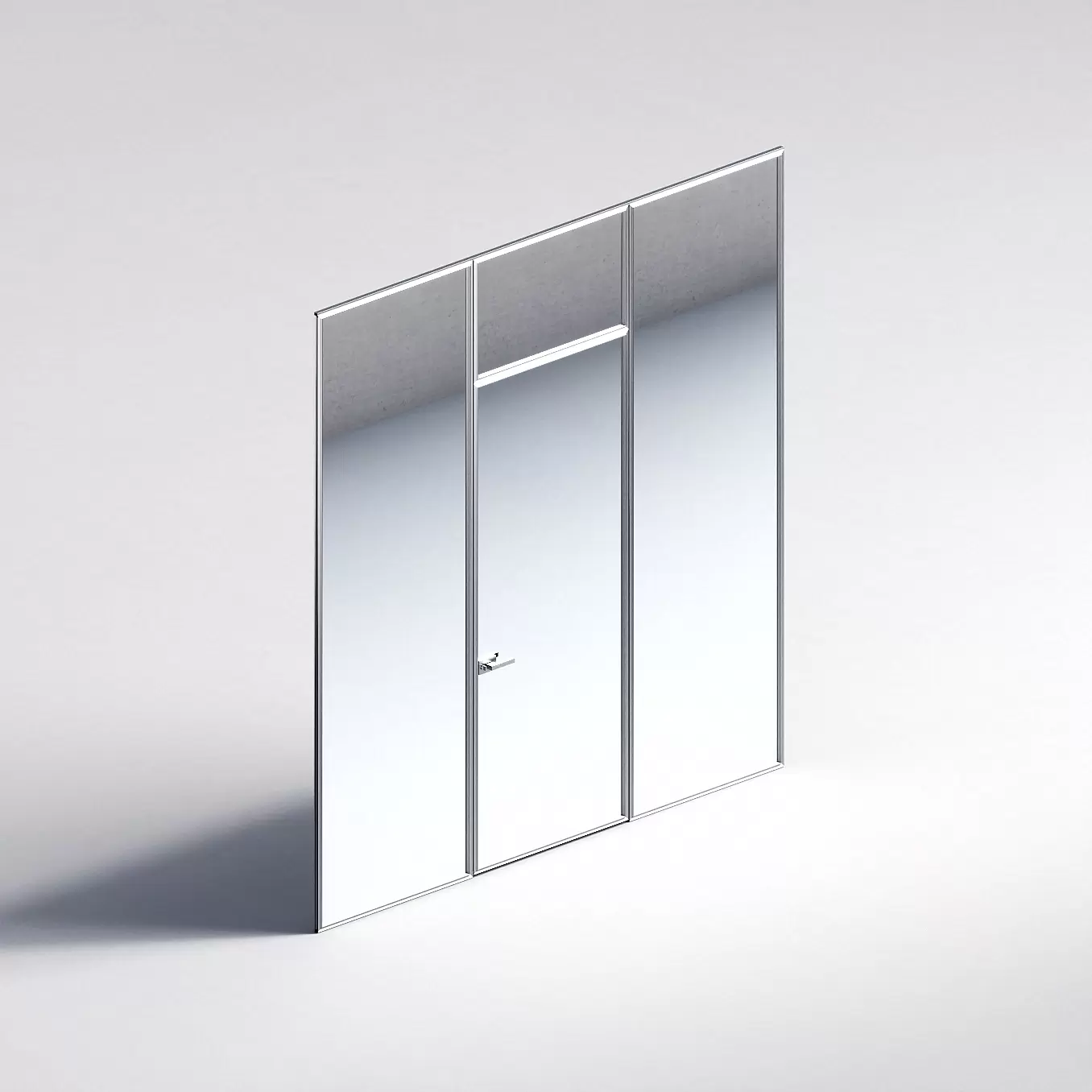 Межкомнатная перегородка Система 1000 линий , серебряный