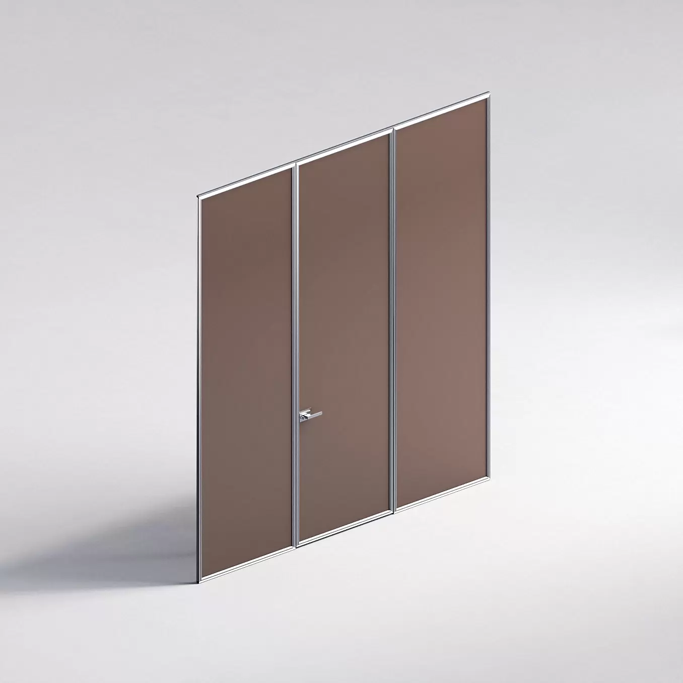 Межкомнатная перегородка Система 1000 линий , серебряный