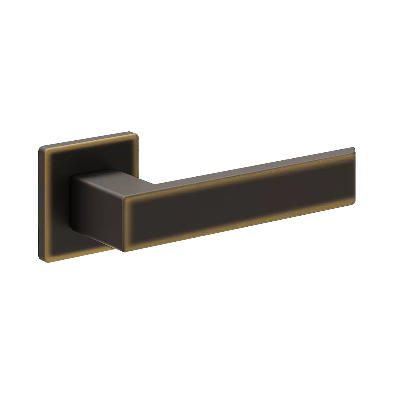 Межкомнатная ручка Best, бронза темная дымчатая