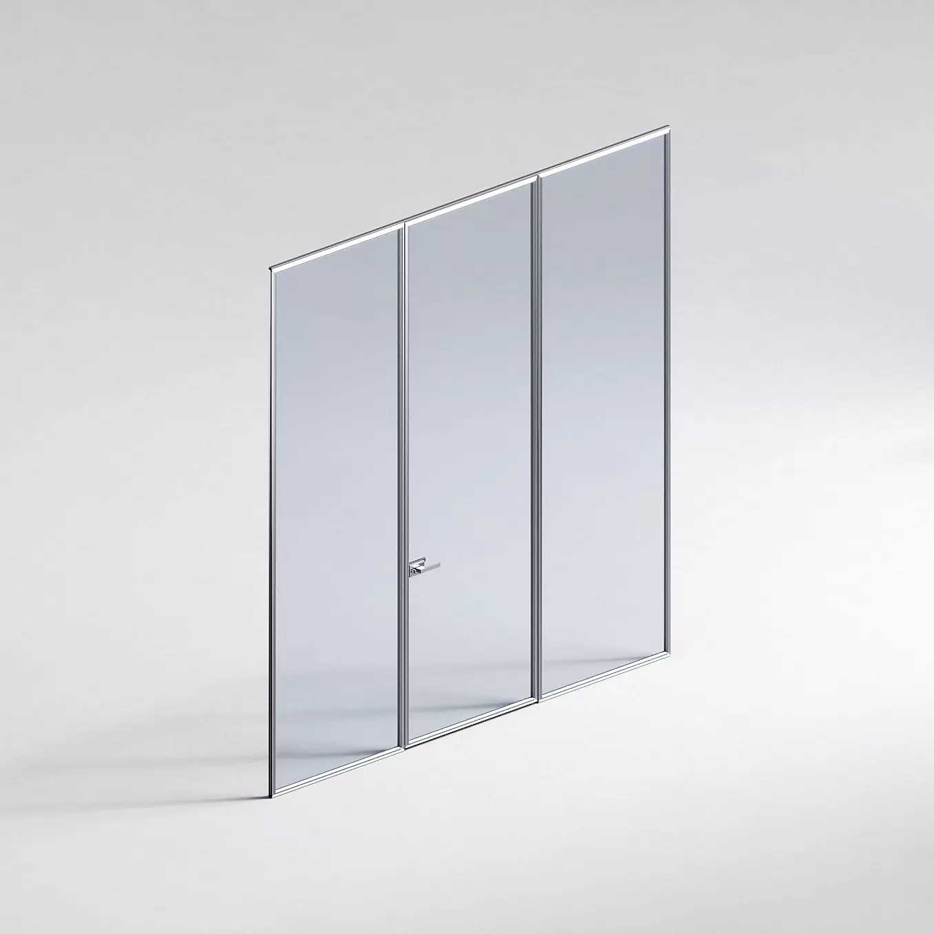 Межкомнатная перегородка Система 1000 линий , серебряный