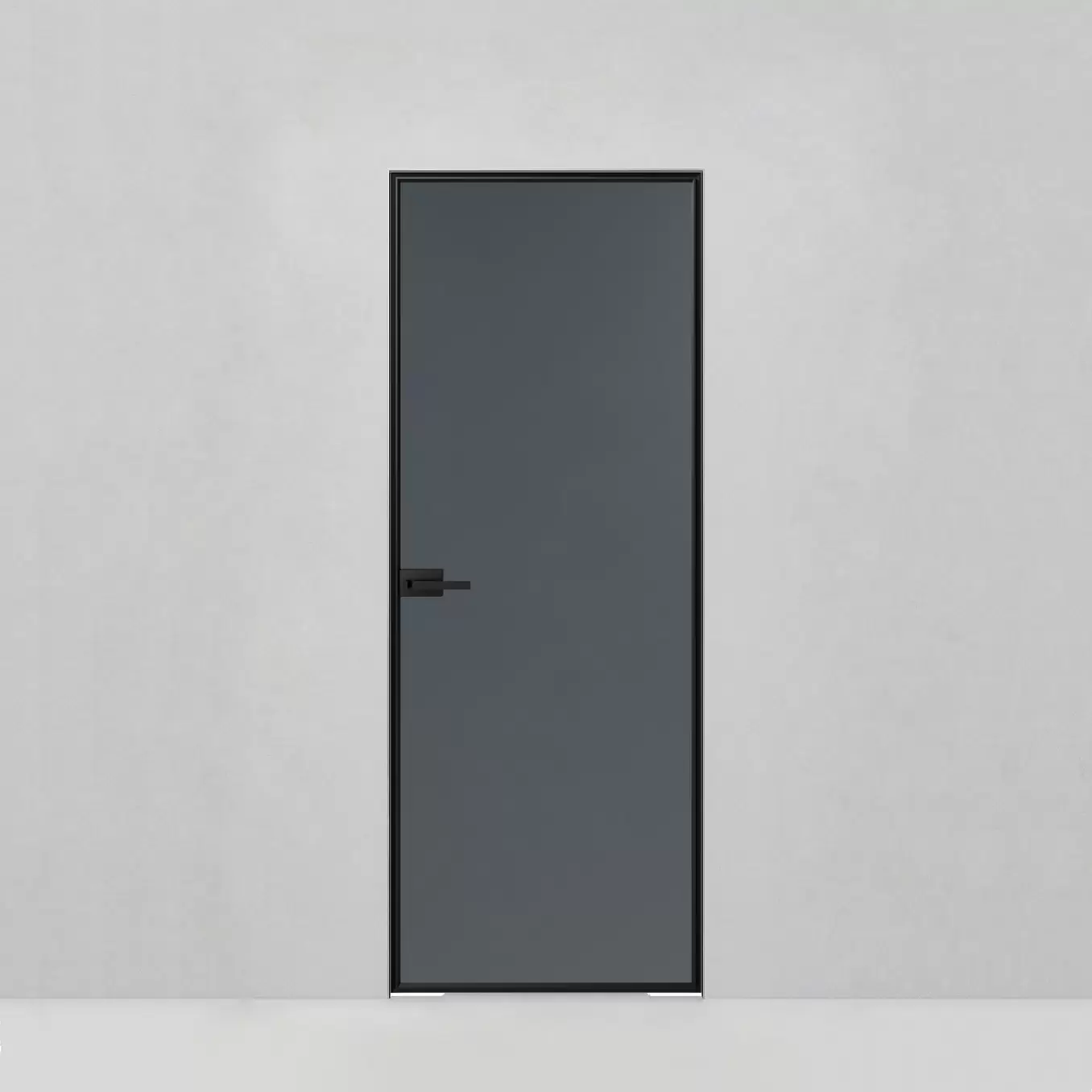 Стеклянная дверь 1000 lines, стекло матовое непрозрачное