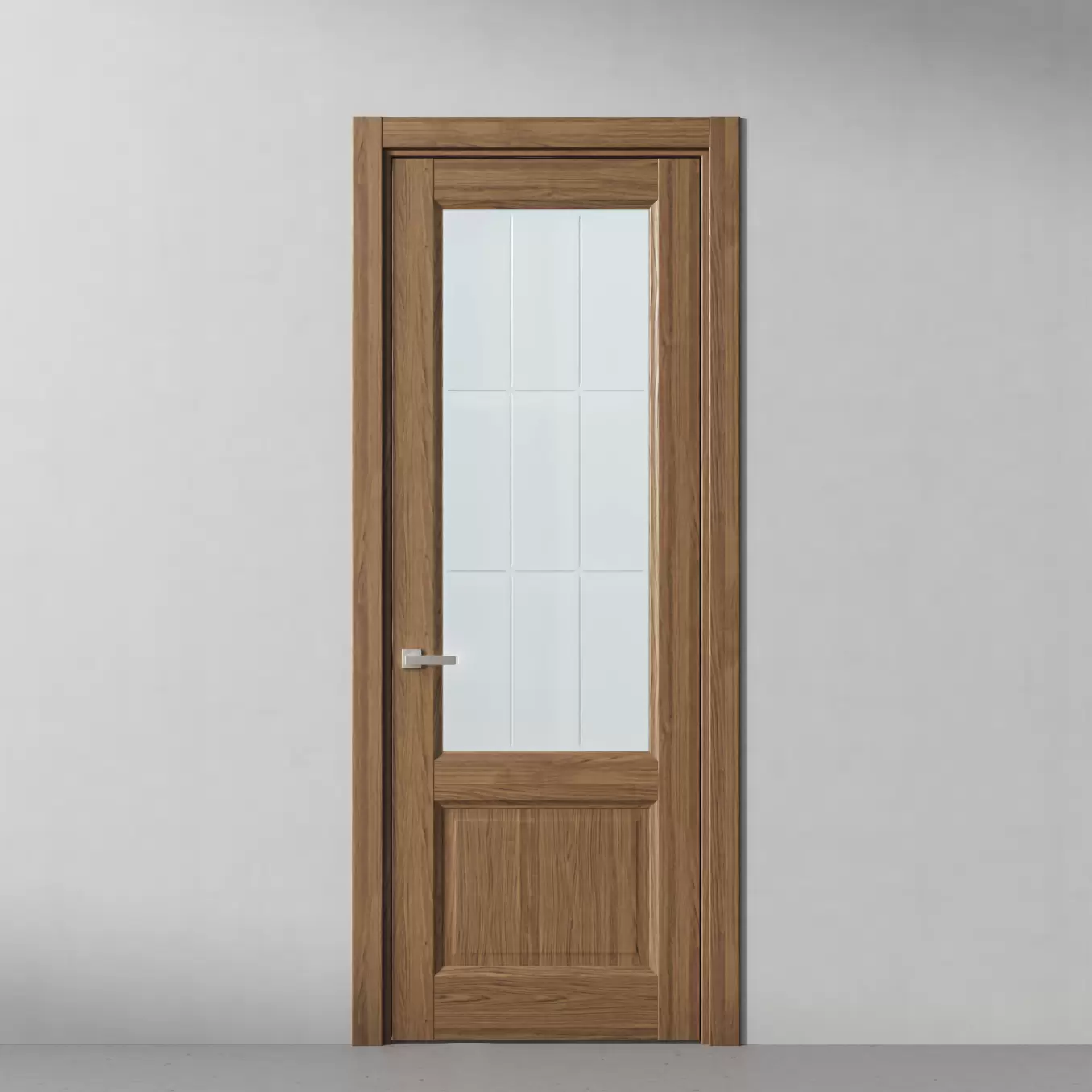 Межкомнатная дверь Elegant, модель 158 Светлый орех