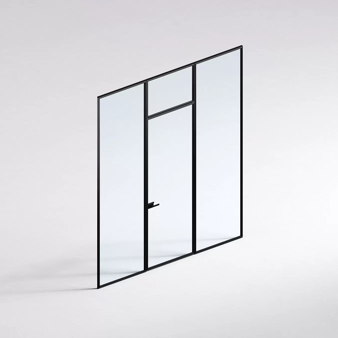 Межкомнатная перегородка Система 1000 линий , черный