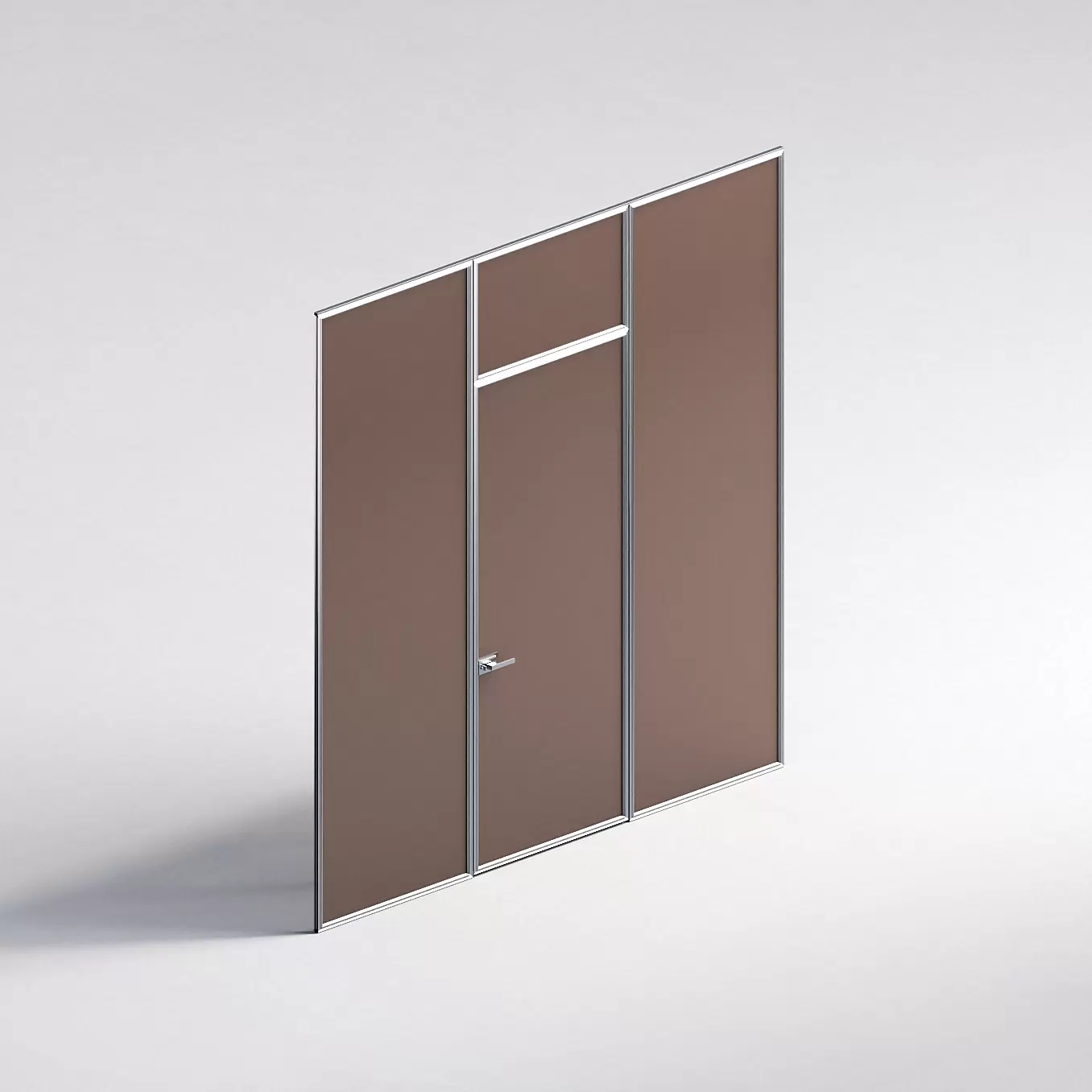 Межкомнатная перегородка Система 1000 линий , серебряный