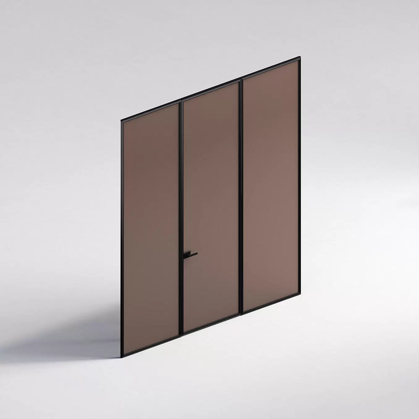 Межкомнатная перегородка Система 1000 линий , черный