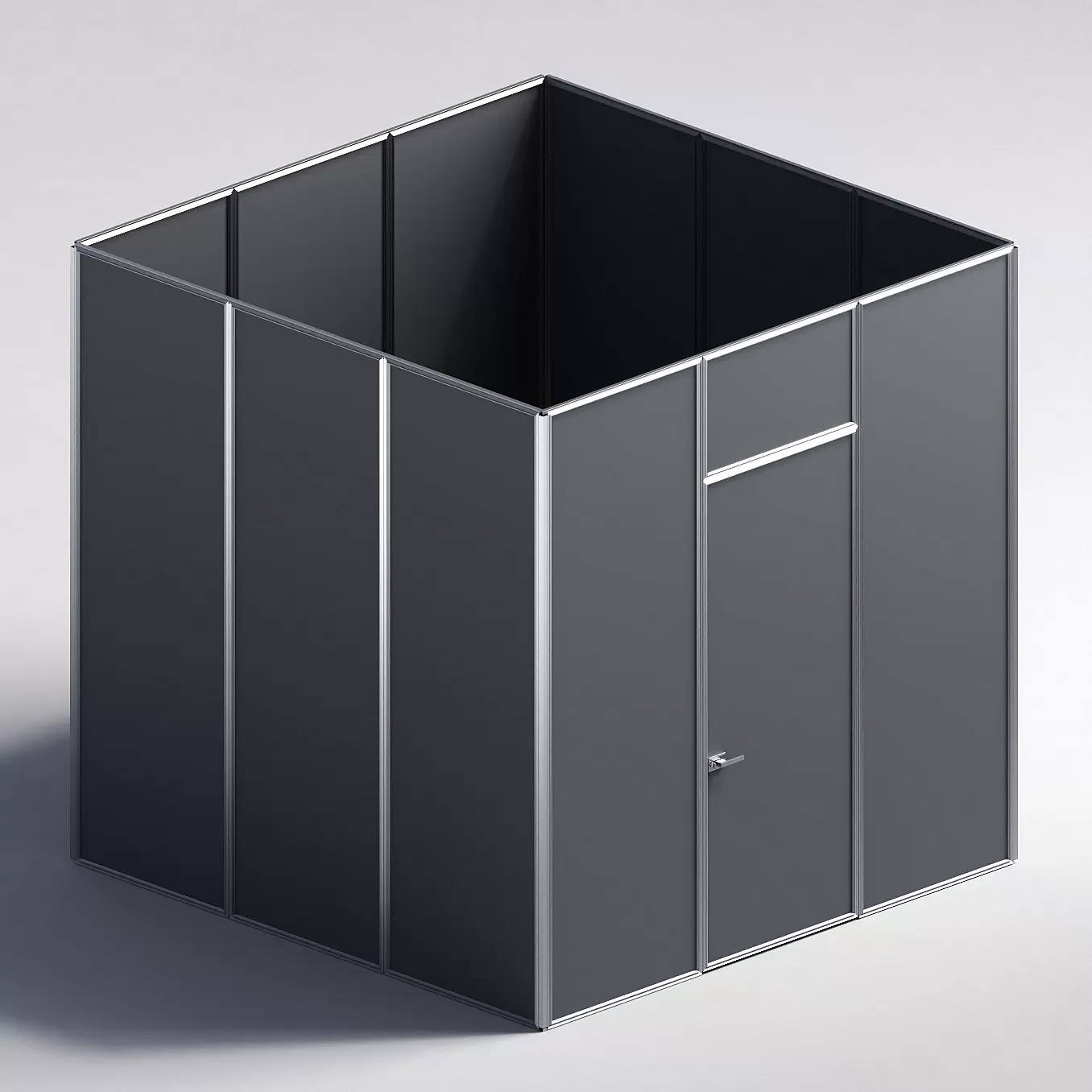 Межкомнатная перегородка Система 1000 линий , серебряный