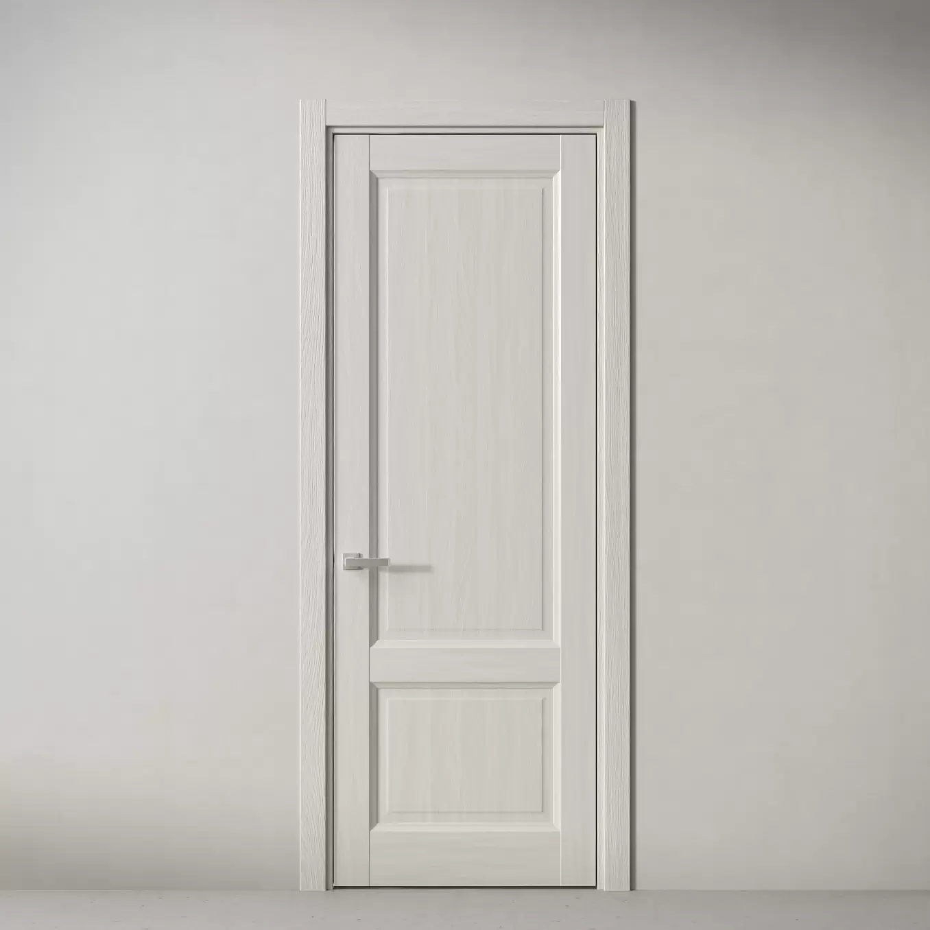 Межкомнатная дверь Elegant, модель 168 Белый дуб