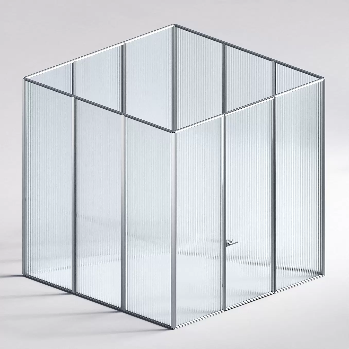 Межкомнатная перегородка Система 1000 линий , серебряный