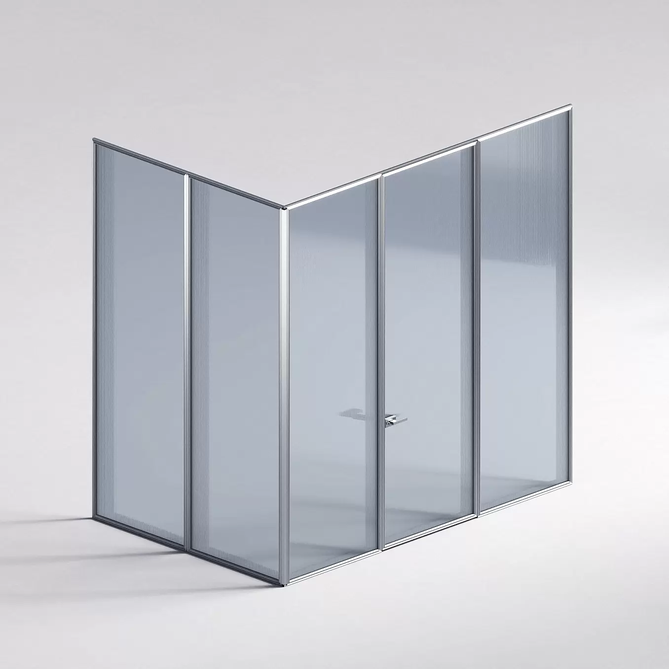 Межкомнатная перегородка Система 1000 линий , серебряный