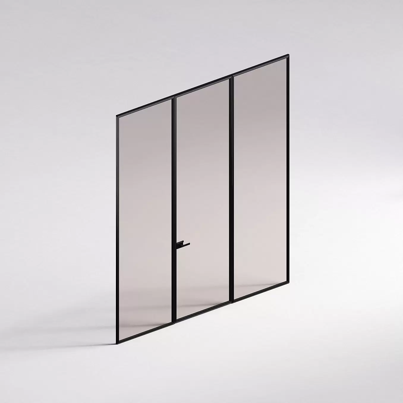 Межкомнатная перегородка Система 1000 линий , черный