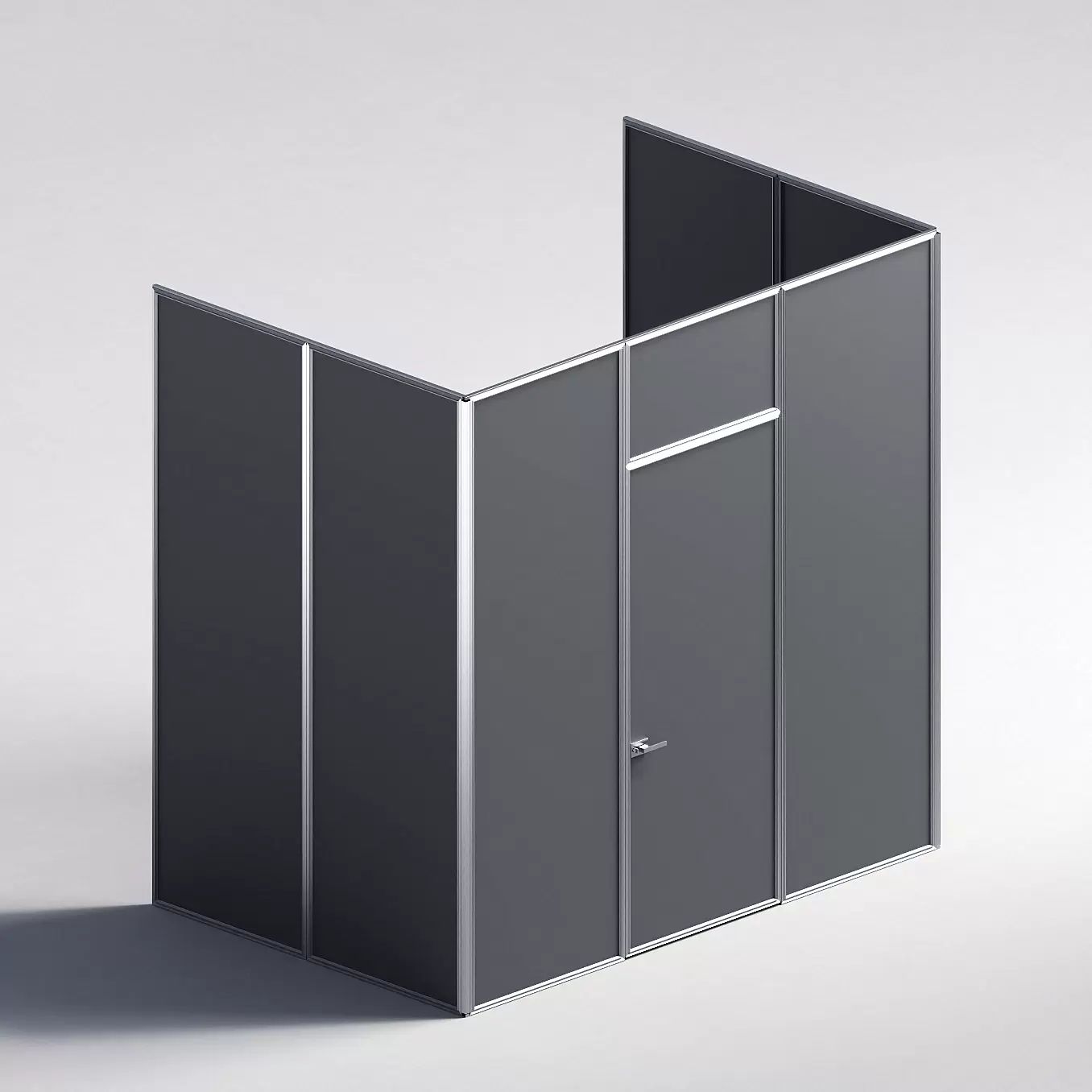 Межкомнатная перегородка Система 1000 линий , серебряный