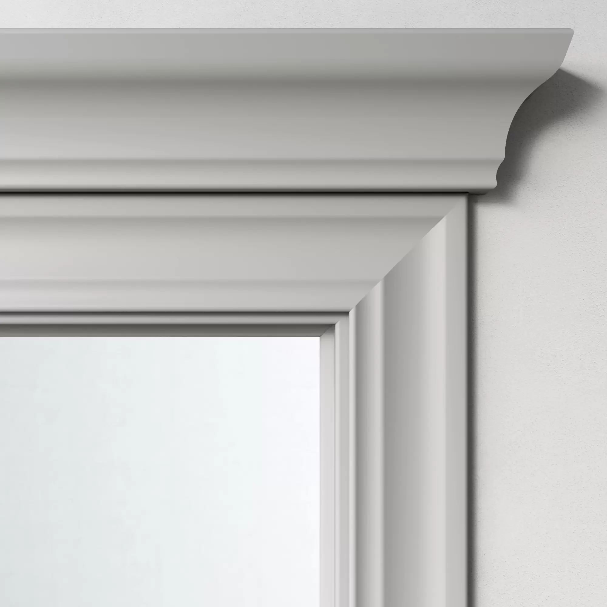 Фигурные наличники и карниз