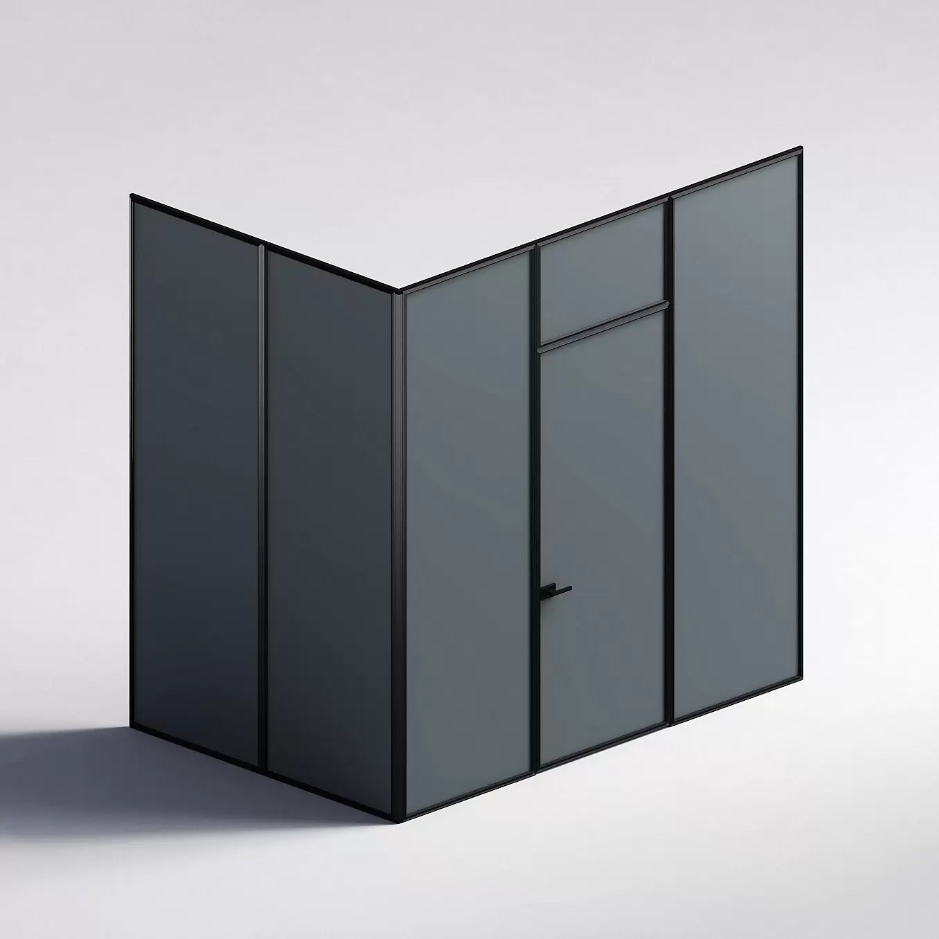 Межкомнатная перегородка Система 1000 линий , черный