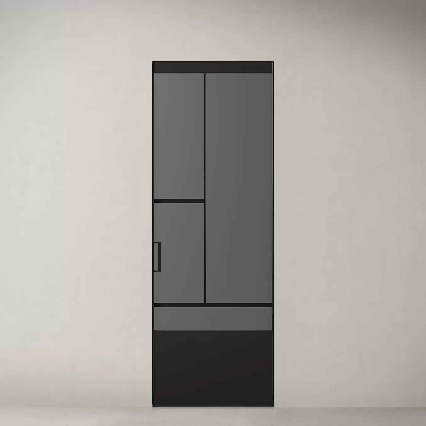 Дверь Сёдзи, sz3 стекло серое непрозрачное