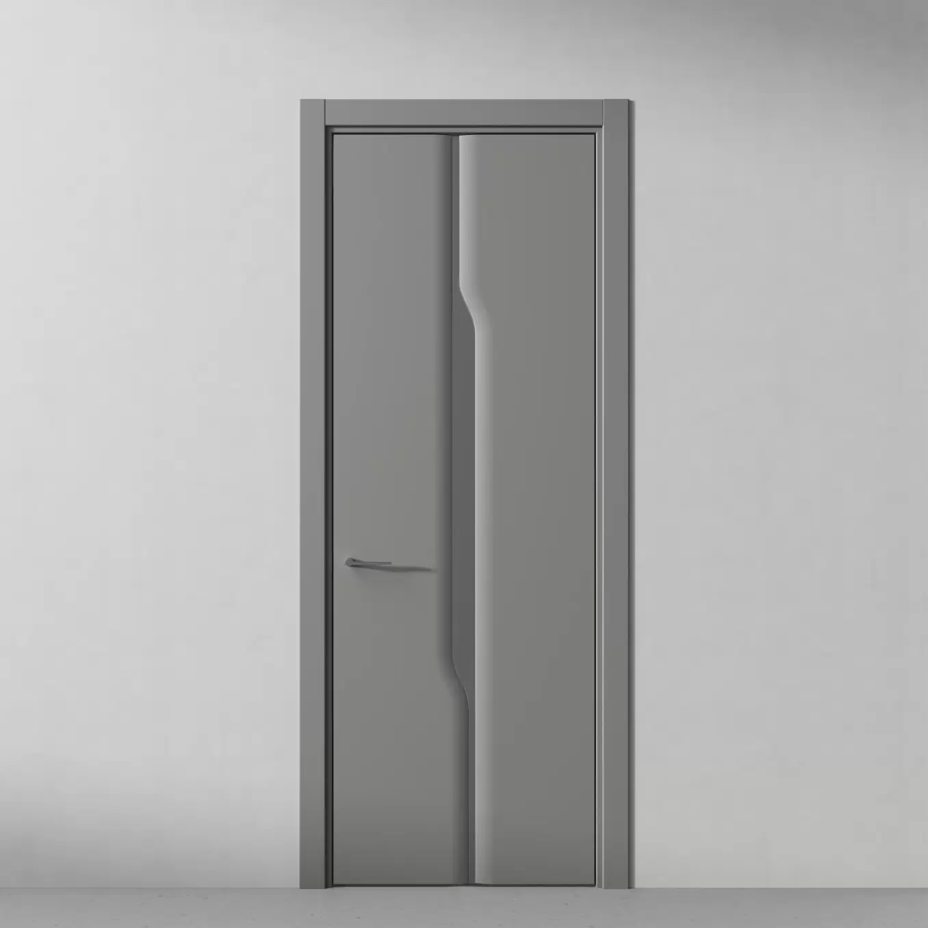 Дверь Листва, модель 177 Smoke