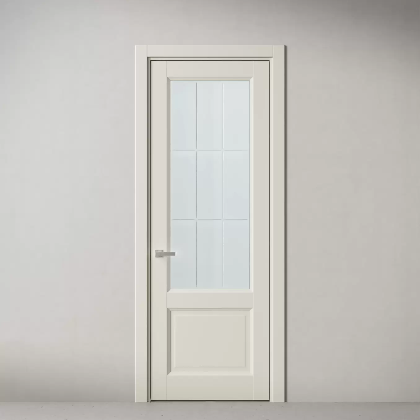 Межкомнатная дверь Elegant, модель 158 Молочный улун