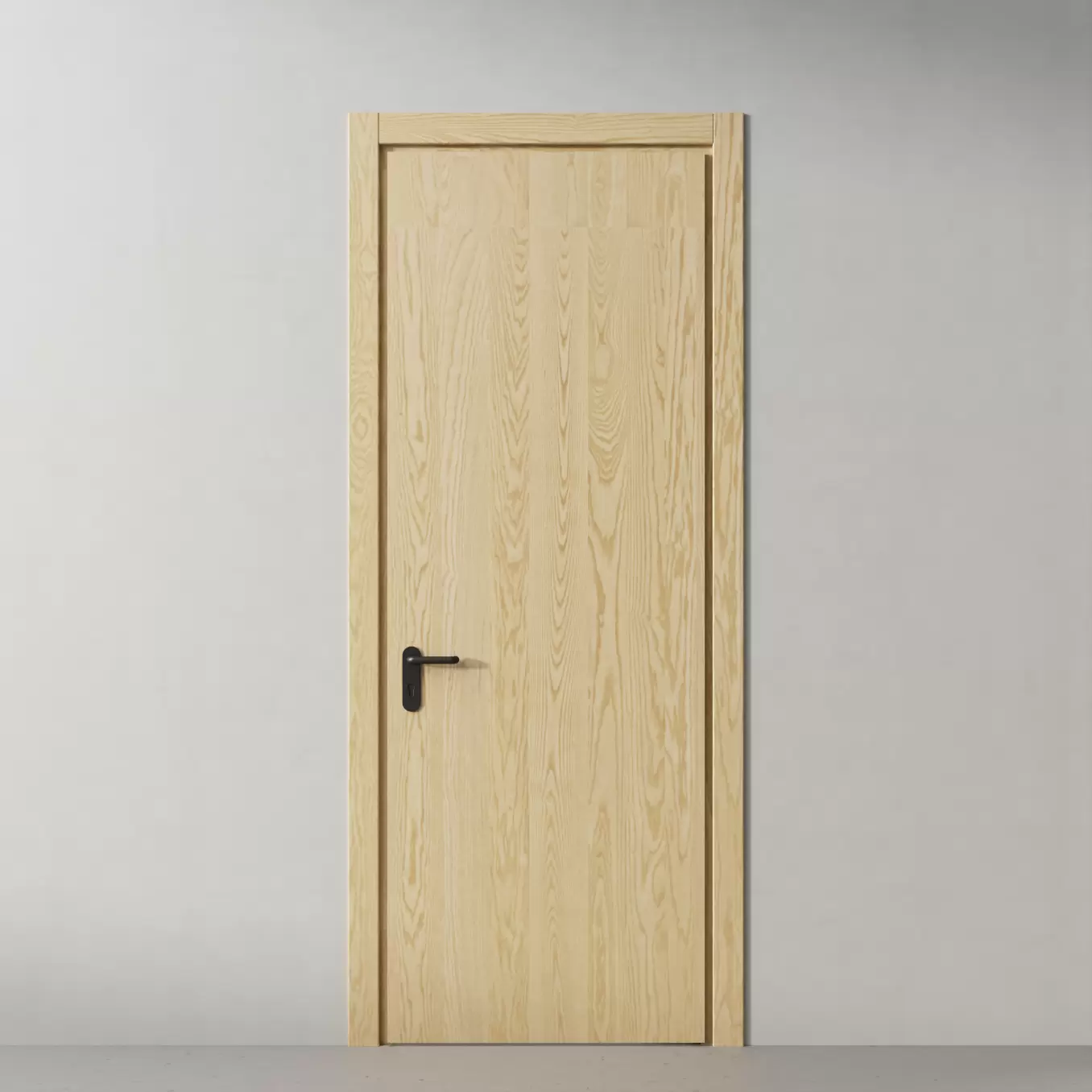 Противопожарные двери EI30, натуральный ясень