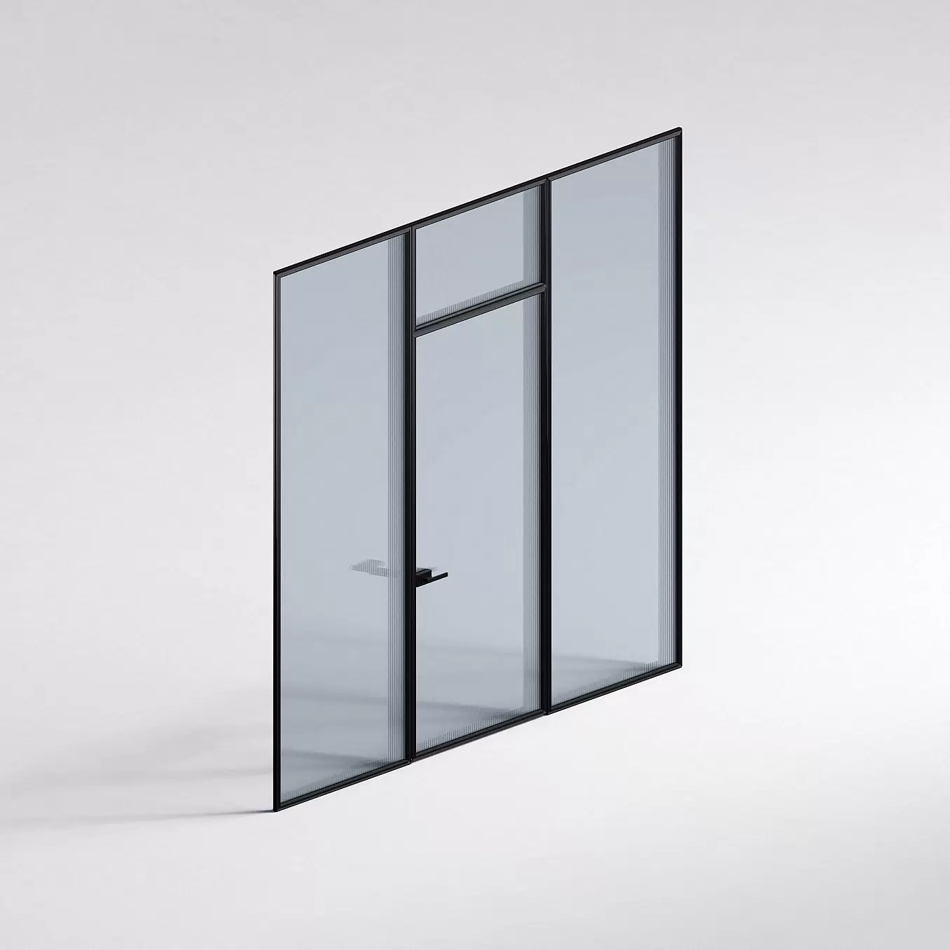 Межкомнатная перегородка Система 1000 линий , черный