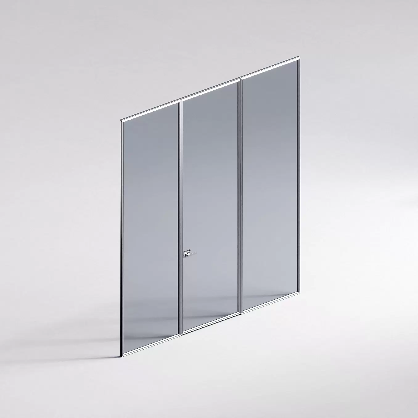 Межкомнатная перегородка Система 1000 линий , серебряный