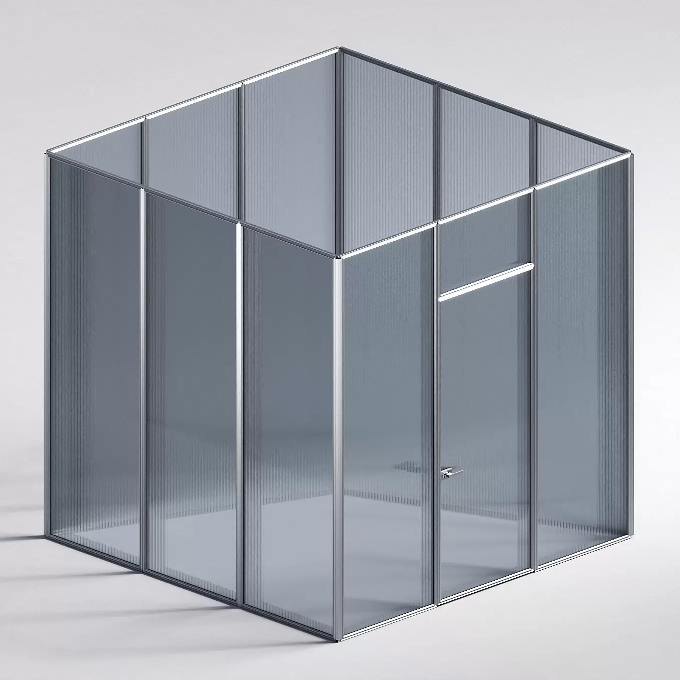 Межкомнатная перегородка Система 1000 линий , серебряный