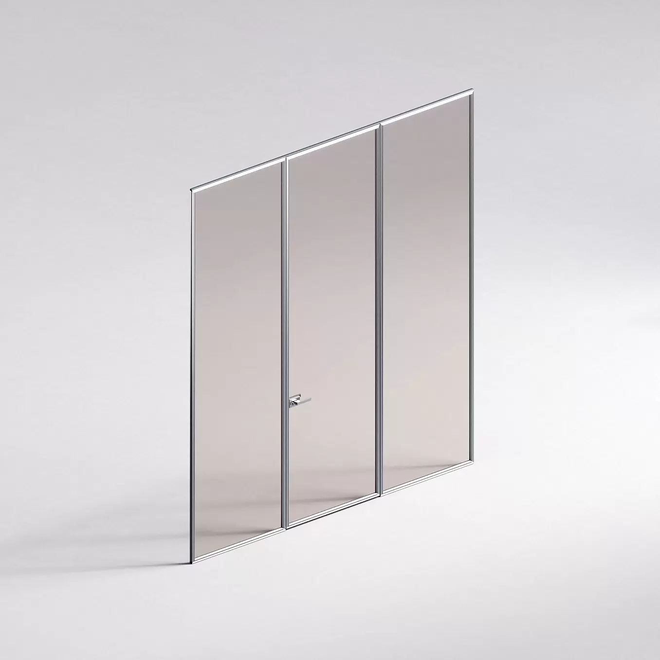 Межкомнатная перегородка Система 1000 линий , серебряный