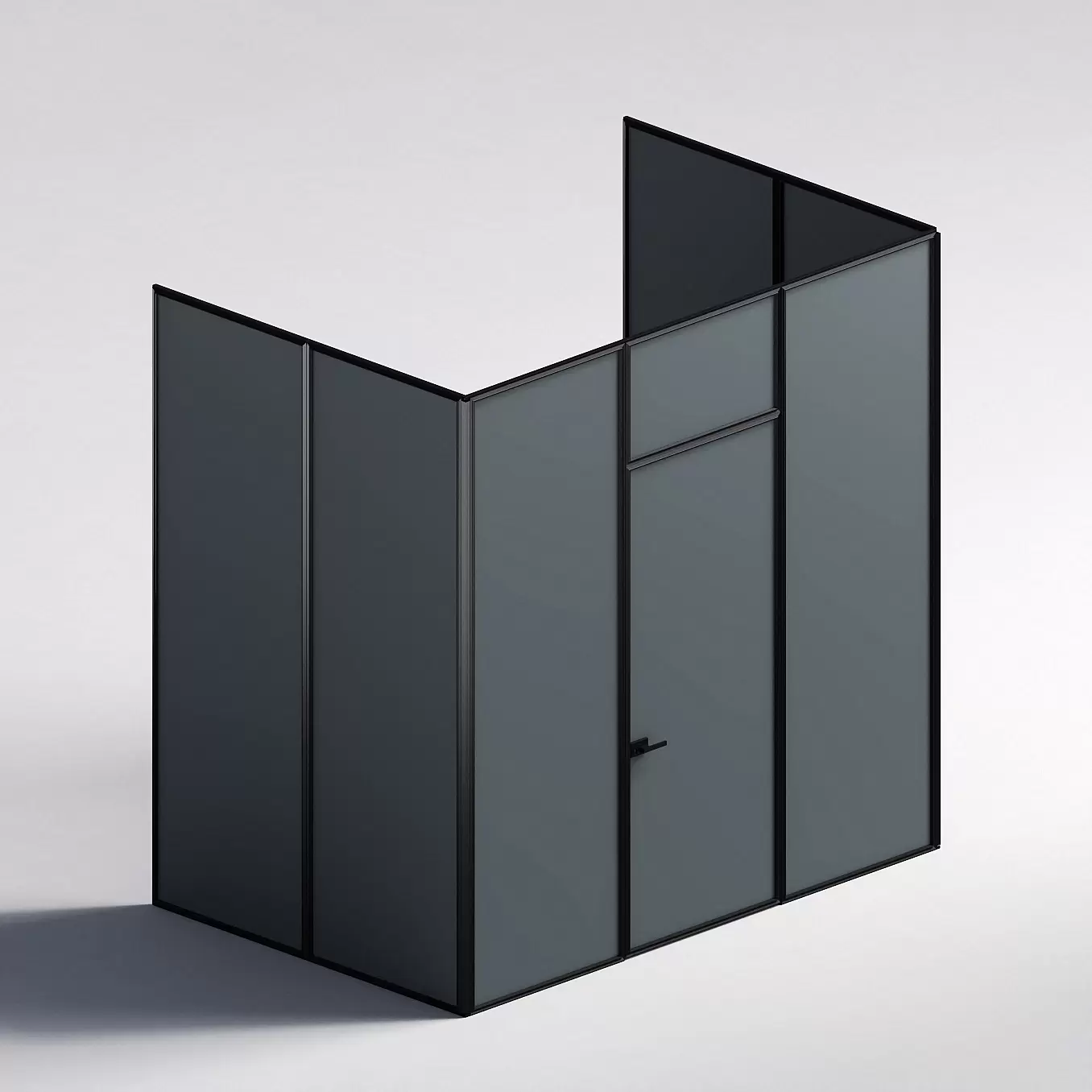 Межкомнатная перегородка Система 1000 линий , черный